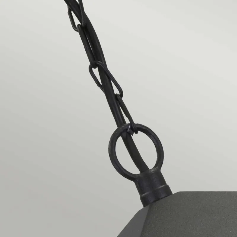 Pendul Exterior York de la Elstead E27, Negru, Bl6B-Black, UK