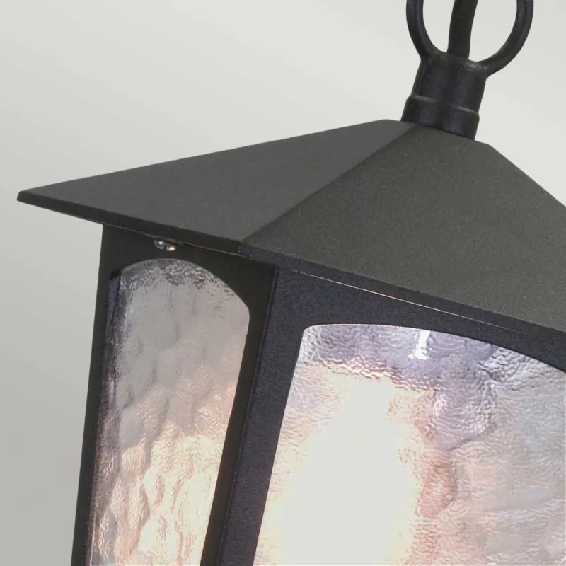 Pendul Exterior York de la Elstead E27, Negru, Bl6B-Black, UK