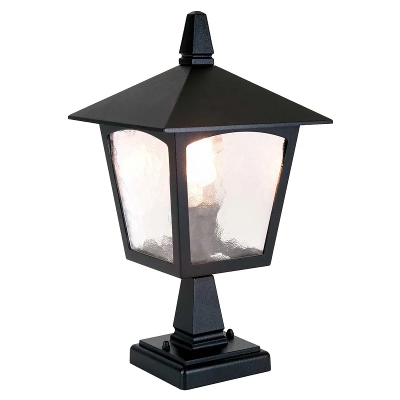 Stalp York de la Elstead E27, Negru, Bl7-Black, UK