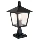Stalp York de la Elstead E27, Negru, Bl7-Black, UK