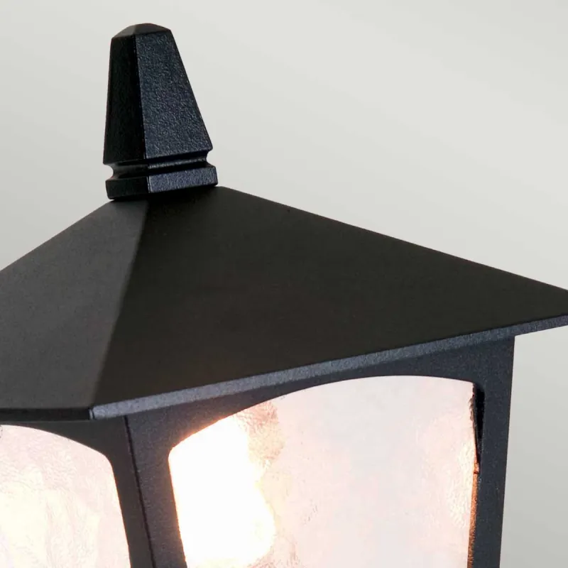 Stalp York de la Elstead E27, Negru, Bl7-Black, UK