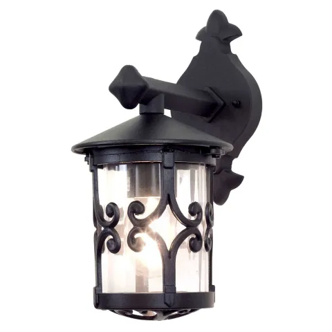 Aplica Exterior Hereford de la Elstead E27, Negru, Bl8-Black, UK