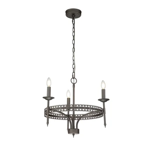 Candelabru Crown de la Elstead E14, Ruginiu, Crown3, UK