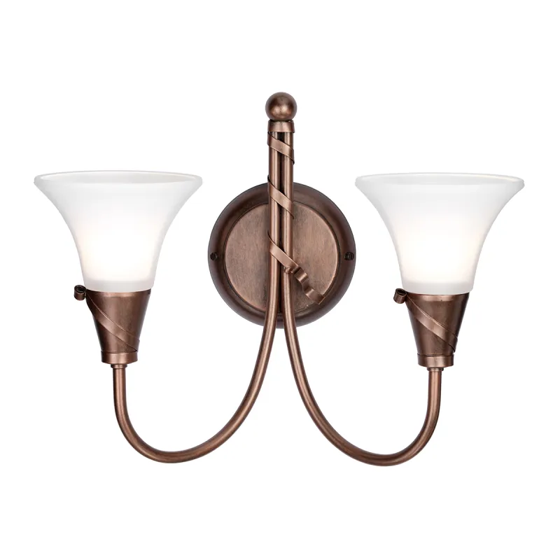 Aplica Emily de la Elstead E14, Cupru, Em2-Copper, UK
