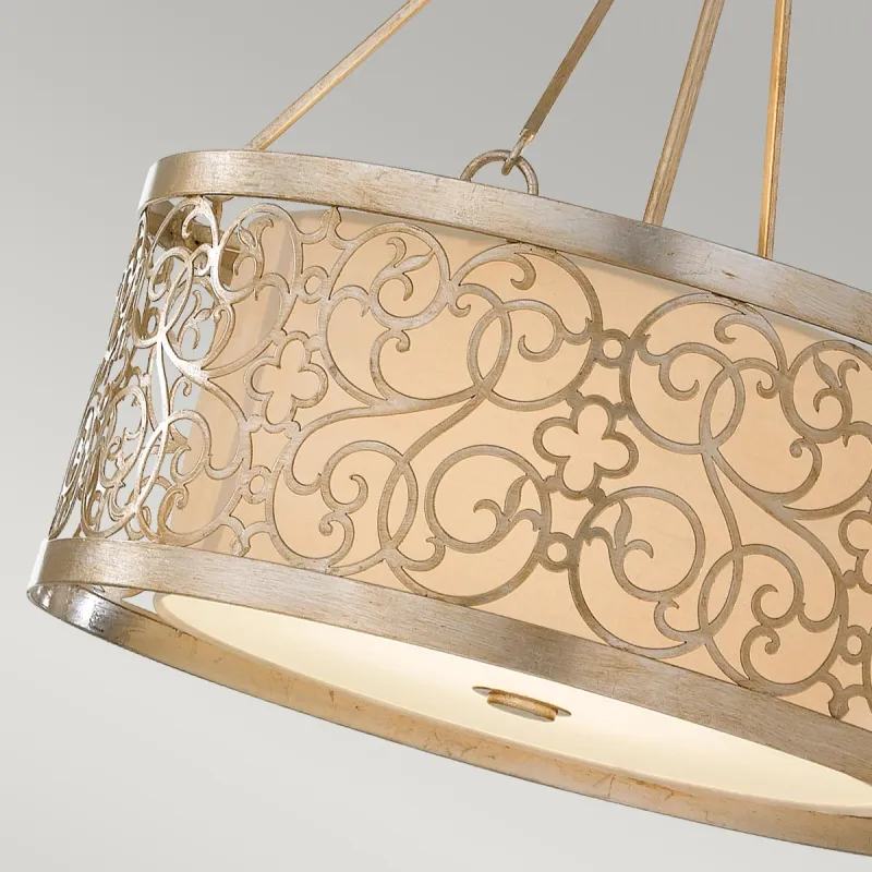 Pendul Arabesque Feiss de la Elstead E27, Satin, Fe-Arabesque4, UK