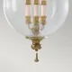 Pendul Argento Feiss de la Elstead E14, Alama, Fe-Argento-P, UK