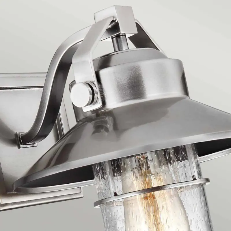 Aplica Exterior Boynton Feiss de la Elstead E27, Nichel, Fe-Boynton2-S, UK