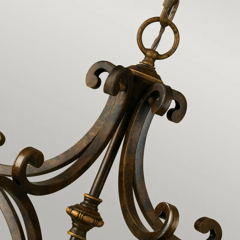 Candelabru Drawing Room Feiss de la Elstead E27, Maro, Fe-Drawing-Room5, UK