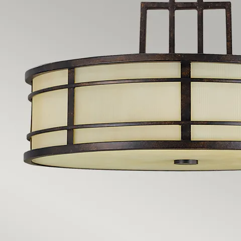 Pendul Fusion Feiss de la Elstead E27, Bronz, Fe-Fusion-P-L, UK