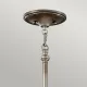 Candelabru Lucia Feiss de la Elstead E27, Argintiu, Fe-Lucia-P-E-2Tr, UK