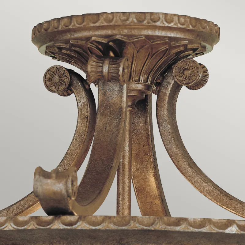 Plafoniera Stirling Castle Feiss de la Elstead E27, Bronz, Fe-Stirling-Castlesf, UK