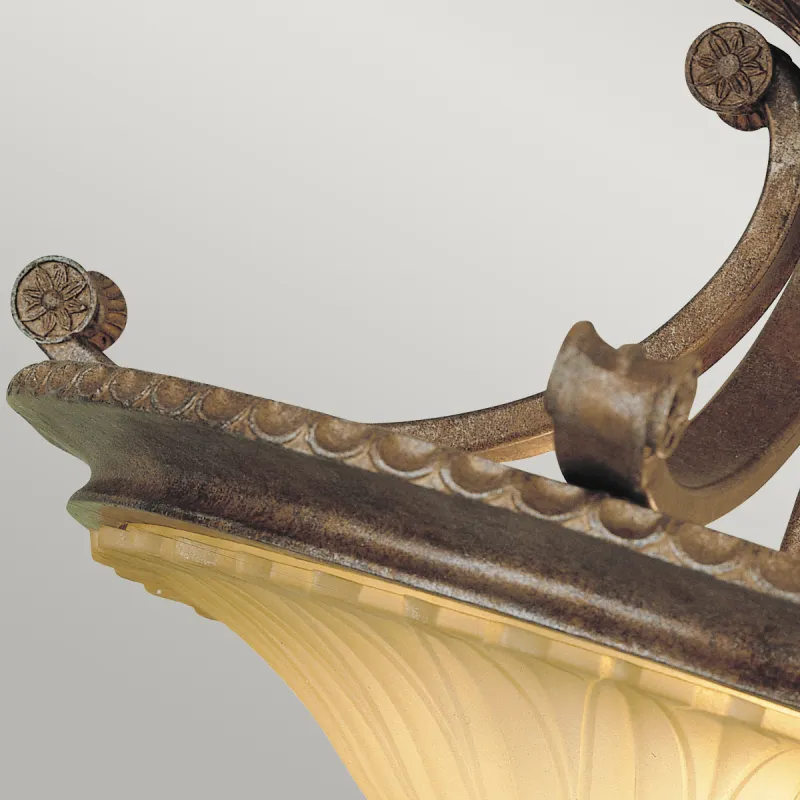 Plafoniera Stirling Castle Feiss de la Elstead E27, Bronz, Fe-Stirling-Castlesf, UK