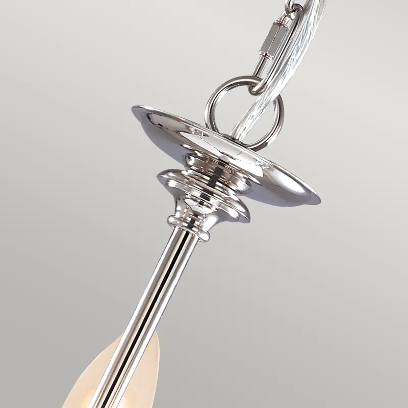 Candelabru Finsbury Park de la Elstead E14, Nichel, Fp3-Pol-Nickel, UK