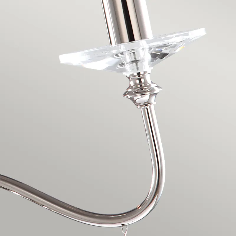 Candelabru Finsbury Park de la Elstead E14, Nichel, Fp3-Pol-Nickel, UK