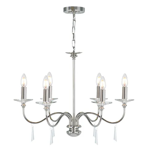 Candelabru Finsbury Park de la Elstead E14, Nichel, Fp6-Pol-Nickel, UK