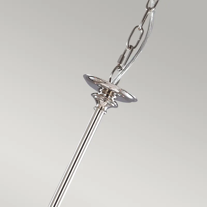 Candelabru Finsbury Park de la Elstead E14, Nichel, Fp9-Pol-Nickel, UK