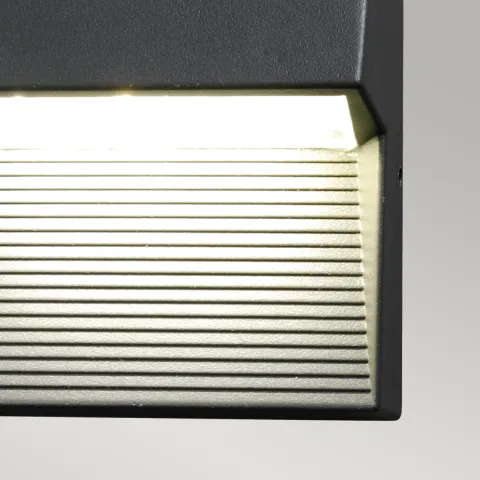 Aplica Exterior Freyr de la Elstead LED, Grafit, Freyr-Sq, UK
