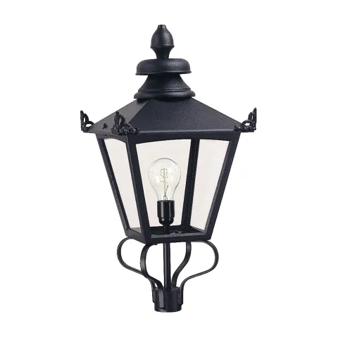 Aplica Exterior Grampian de la Elstead E27, Negru, Gl1-Black, UK