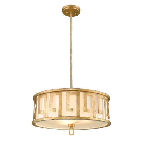 Suspensie Lemuria Gilded Nola de la Elstead E27, Auriu, Gn-Lemuria-P-L, UK