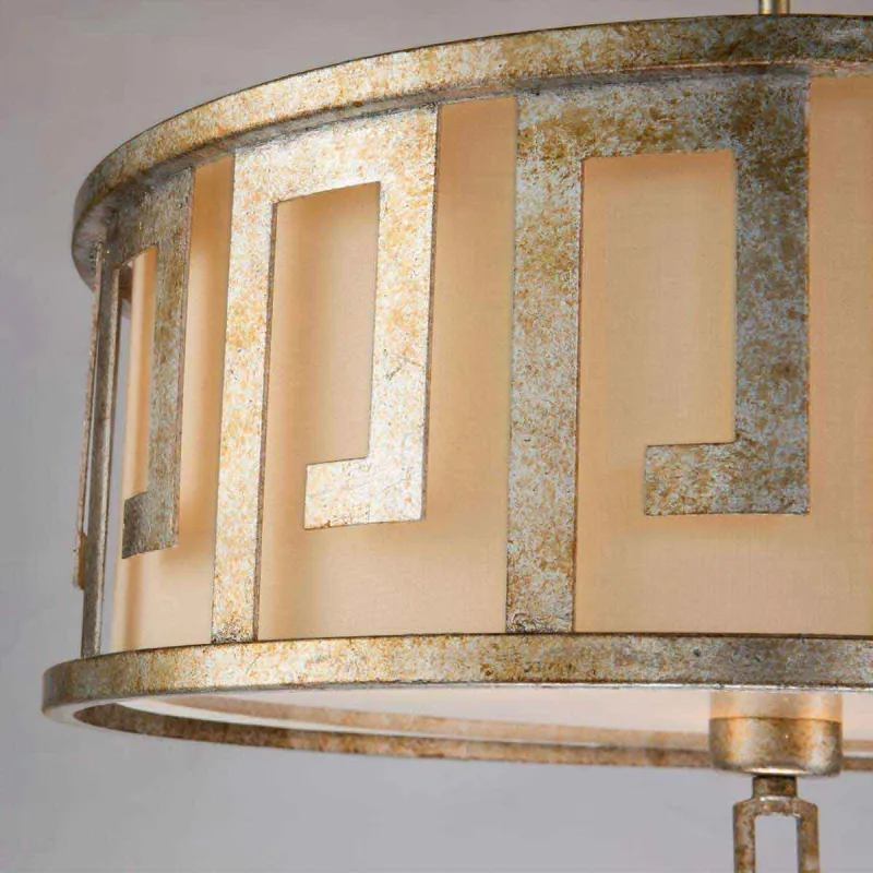 Suspensie Lemuria Gilded Nola de la Elstead E27, Auriu, Gn-Lemuria-P-L, UK