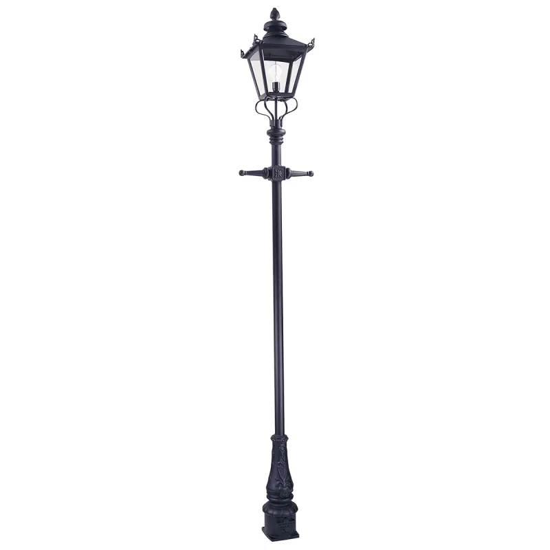 Stalp Grampian de la Elstead E27, Negru, Gp1-Black, UK