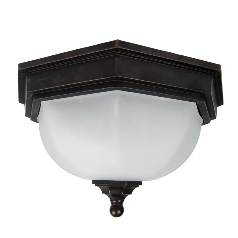 Plafoniera Exterior Fairford Garden Zone de la Elstead E27, Bronz, Gzh-Ff12, UK
