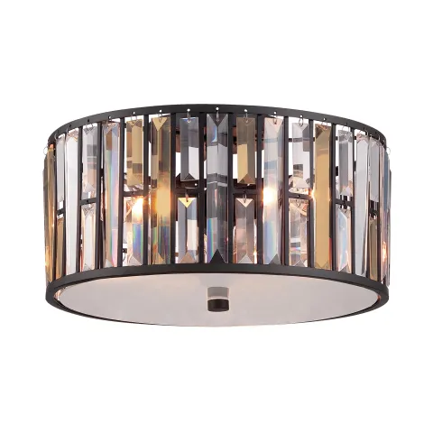 Plafoniera Gemma Hinkley de la Elstead E27, Bronz, Hk-Gemma-F-Vbz, UK