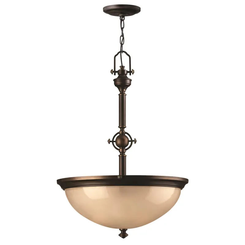 Pendul Mayflower Hinkley de la Elstead E27, Bronz, Hk-Mayflower-P-C, UK