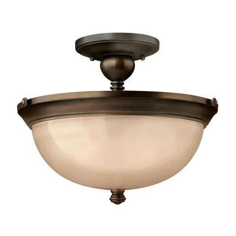 Plafoniera Mayflower Hinkley de la Elstead E27, Bronz, Hk-Mayflower-Sf, UK