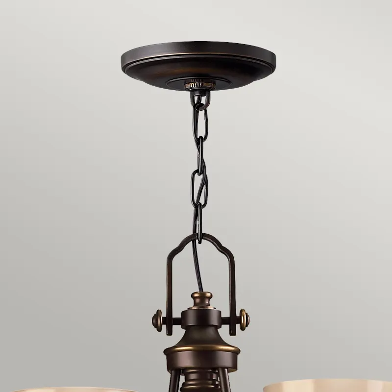 Candelabru Mayflower Hinkley de la Elstead E27, Bronz, Hk-Mayflower3, UK