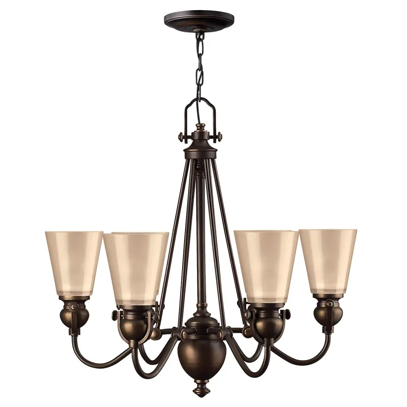 Candelabru Mayflower Hinkley de la Elstead E27, Bronz, Hk-Mayflower6, UK