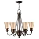 Candelabru Mayflower Hinkley de la Elstead E27, Bronz, Hk-Mayflower6, UK