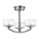 Lustra Plafon Meridian Hinkley de la Elstead G9, Nichel, Hk-Meridian-Sf, UK