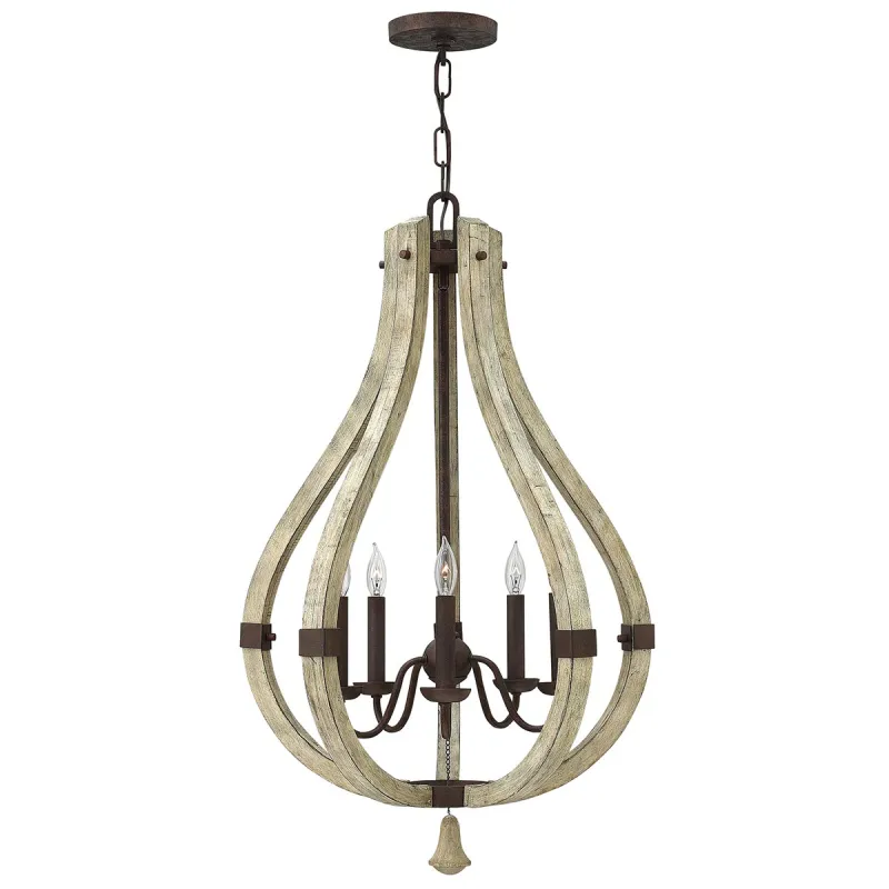 Candelabru Middlefield Hinkley de la Elstead E14, Ruginiu, Hk-Middlefield5, UK