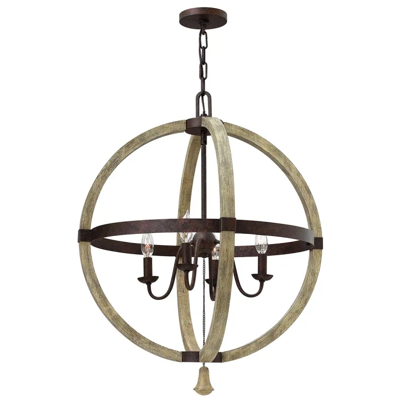 Candelabru Middlefield Hinkley de la Elstead E14, Ruginiu, Hk-Middlefieldp4, UK