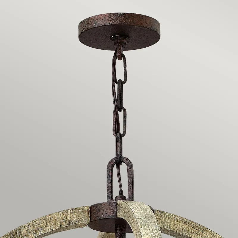 Candelabru Middlefield Hinkley de la Elstead E14, Ruginiu, Hk-Middlefieldp4, UK