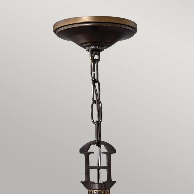 Candelabru Plymouth Hinkley de la Elstead E14, Bronz, Hk-Plymouth3, UK