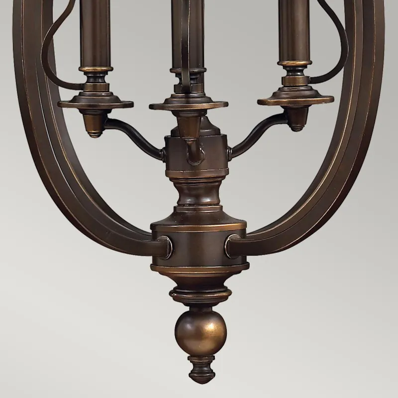 Candelabru Plymouth Hinkley de la Elstead E14, Bronz, Hk-Plymouth4-P, UK