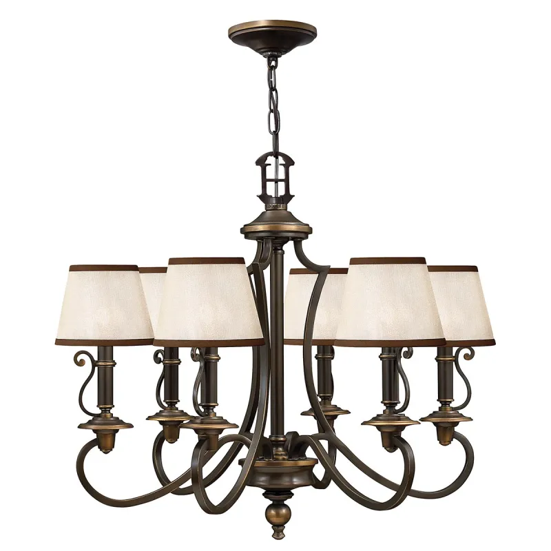 Candelabru Plymouth Hinkley de la Elstead E14, Bronz, Hk-Plymouth6, UK