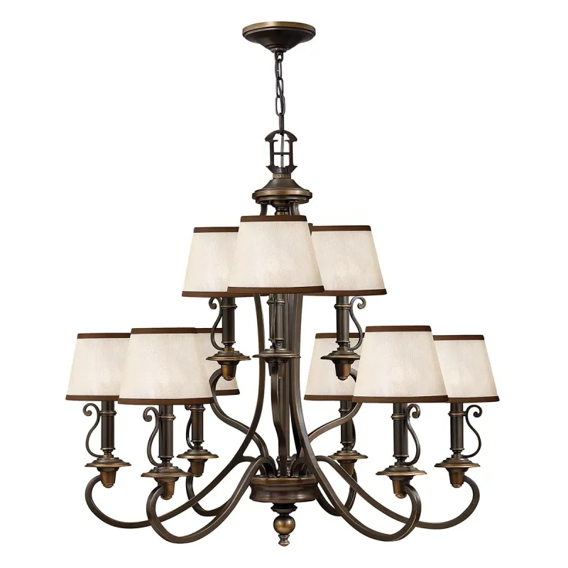 Candelabru Plymouth Hinkley de la Elstead E14, Bronz, Hk-Plymouth9, UK