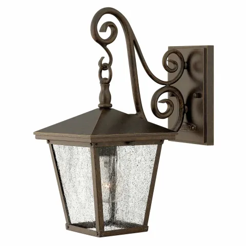Aplica Exterior Trellis Hinkley de la Elstead E27, Bronz, Hk-Trellis2-S, UK
