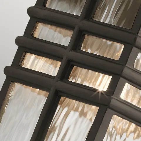 Aplica Exterior Beacon Square Kichler de la Elstead E27, Bronz, Kl-Beacon-Square-M-Oz, UK