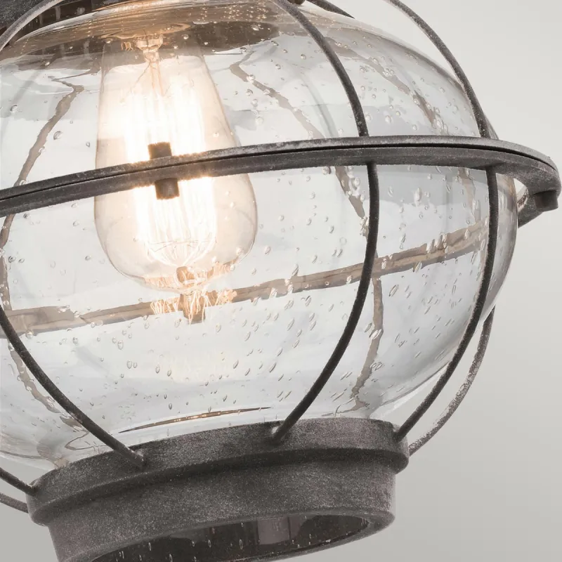 Aplica Exterior Bridge Point Kichler de la Elstead E27, Zinc, Kl-Bridgepoint-L, UK