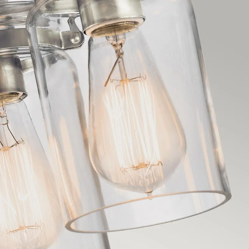 Plafoniera Brinley Kichler de la Elstead E27, Nichel, Kl-Brinley-F-Ni, UK