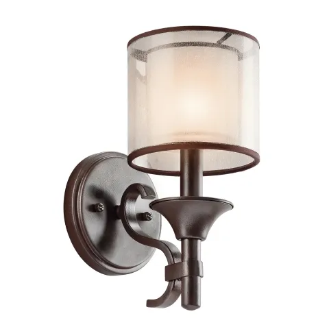 Aplica Lacey Kichler de la Elstead E14, Bronz, Kl-Lacey1-Mb, UK