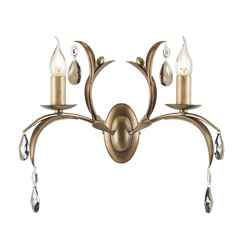 Aplica Lily de la Elstead E14, Bronz, Ll2-Ant-Brz, UK