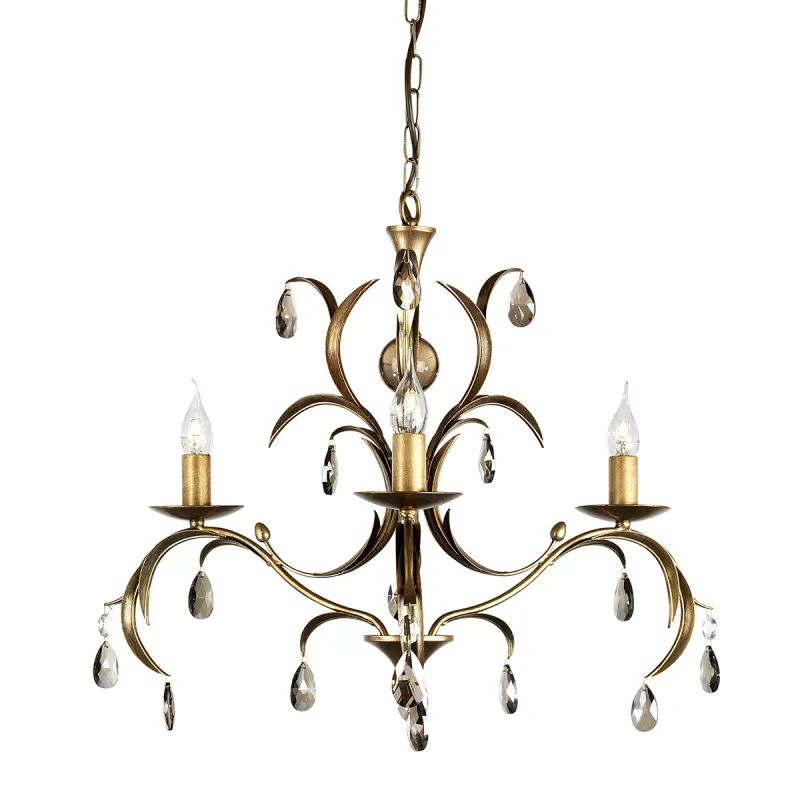 Candelabru Lily de la Elstead E14, Bronz, Ll3-Ant-Brz, UK