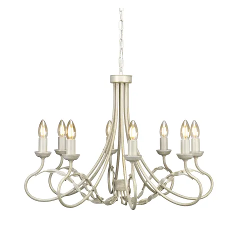 Candelabru Olivia de la Elstead E14, Ivory, Ov8-Ivory-Gold, UK