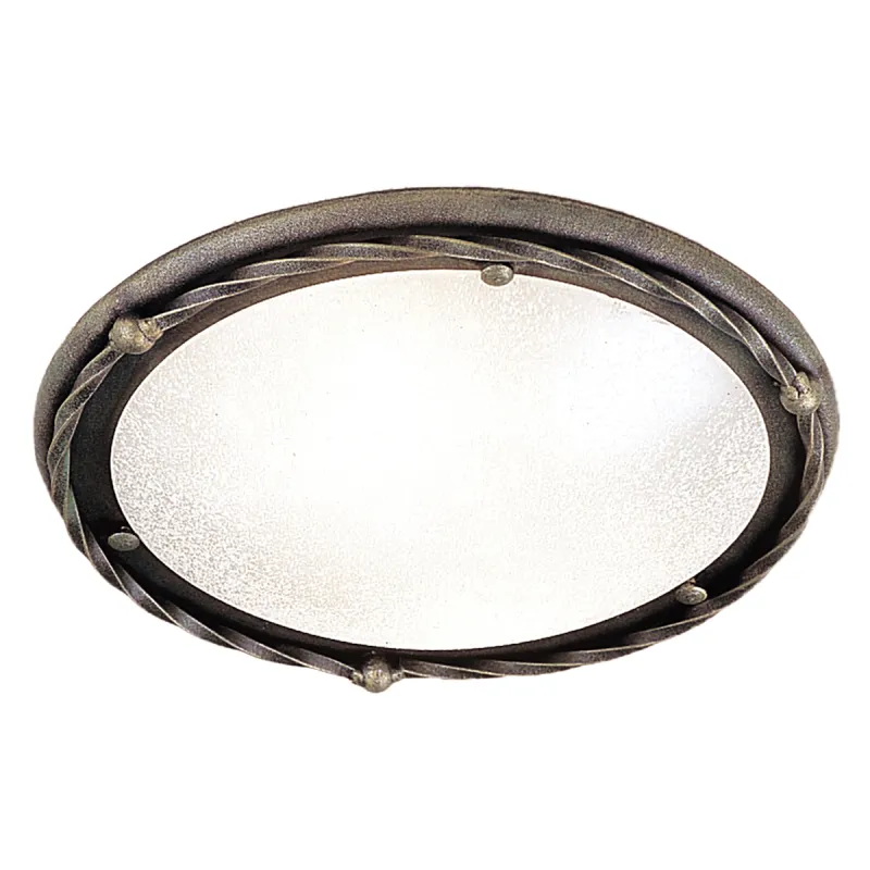 Plafoniera Pembroke de la Elstead E27, Auriu, Pb-F-B-Blk-Gold, UK