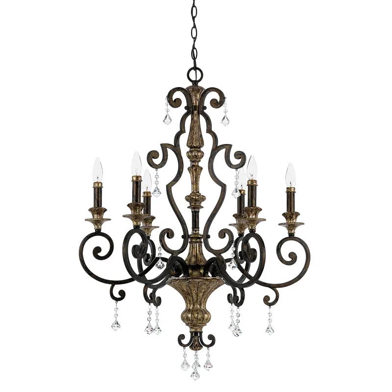 Candelabru Marquette Quoizel de la Elstead E14, Bronz, Qz-Marquette6-A, UK